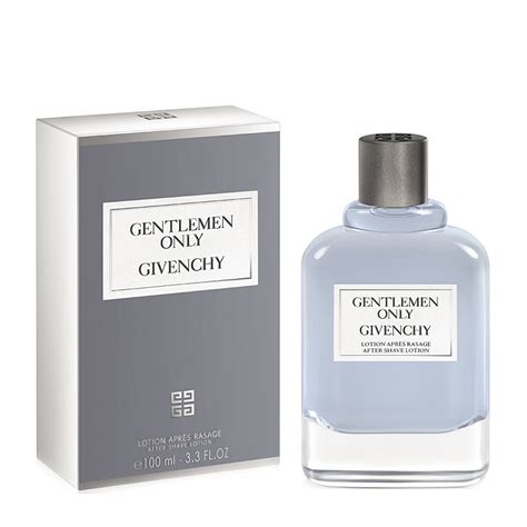 givenchy aftershave gentlemen only.